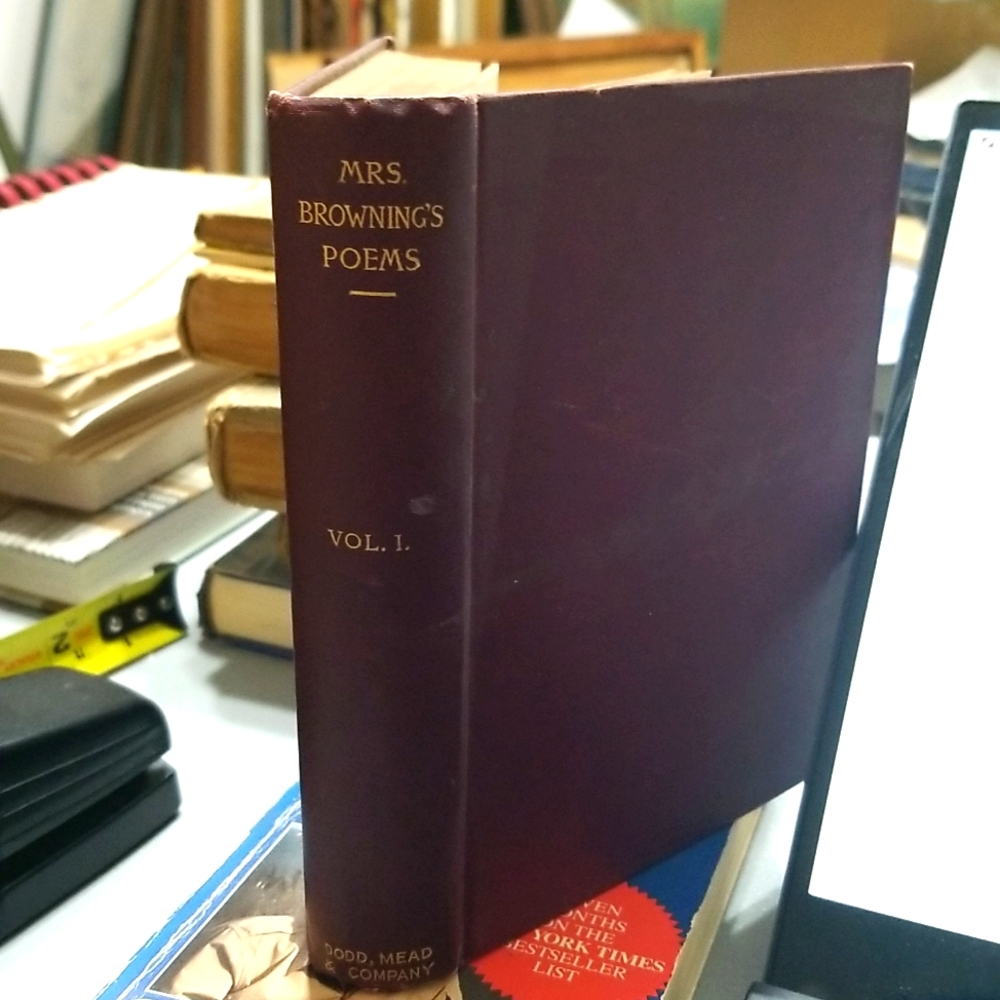 Elizabeth Barrett Browning's Poetical Works. HB 1892 Dodd, Mead and Company